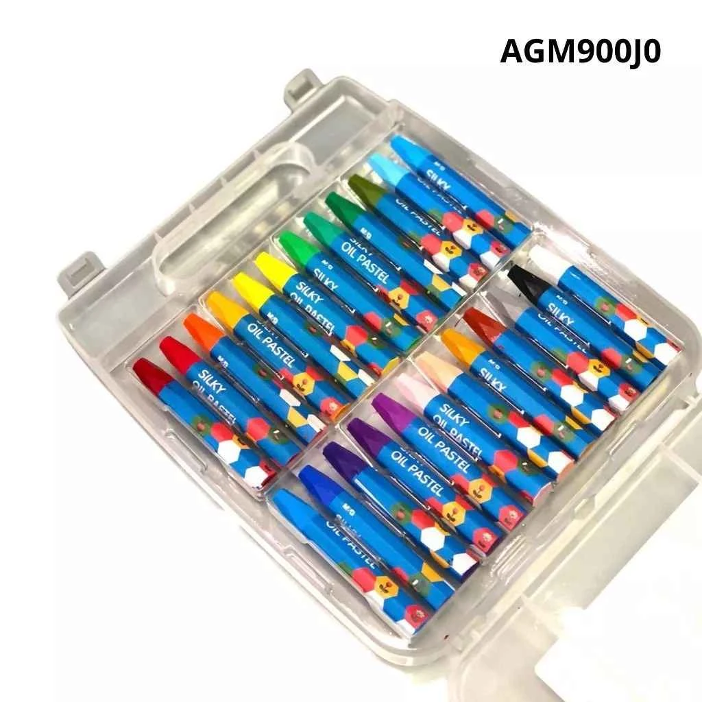 Oil Pastel Crayon M&G Silky 24 Colors Y3320 AGM900J0 / Krayon 24 Warna